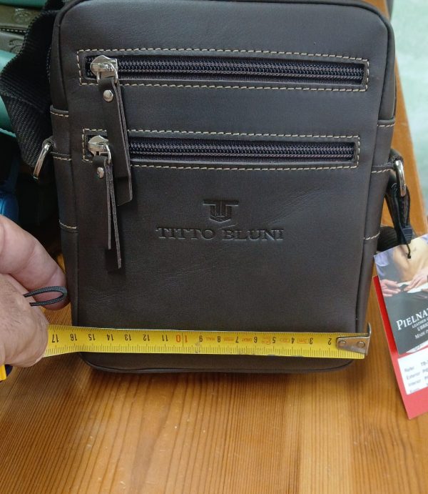 Bolso bandolera cremallera 2 bolsillos frontales